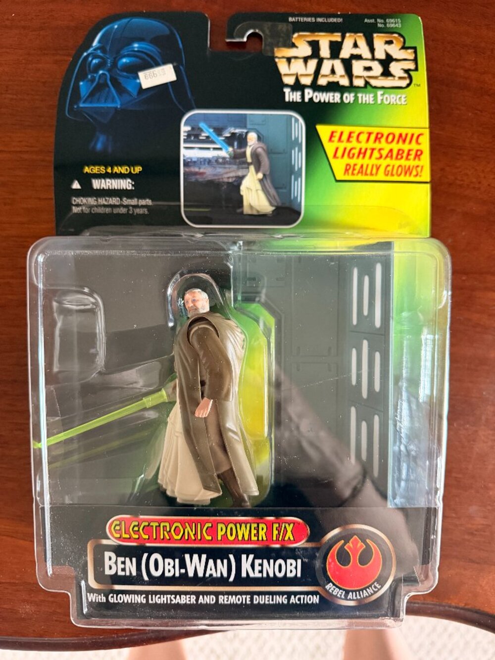 Star Wars POTF Electronic Power FX Ben Obi-Wan Kenobi 1996 Kenner Sealed NIB